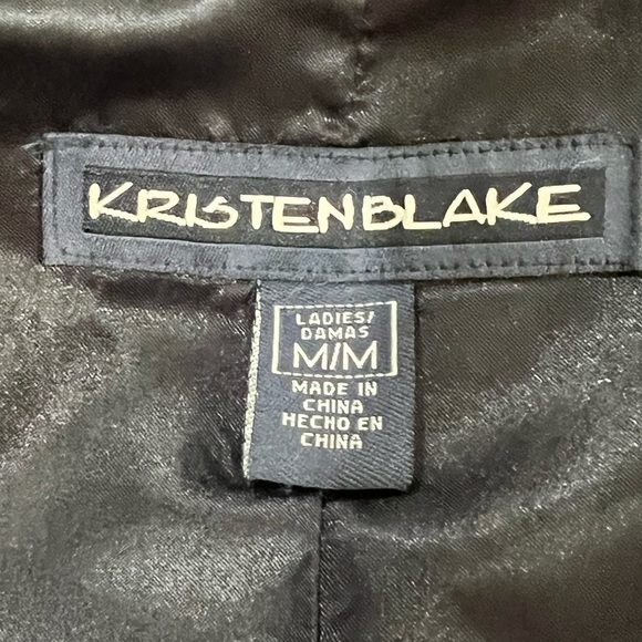 Kristen Blake faux fur plush vest brown gray Size Medium! Beautiful mix of color - Picture 6 of 12